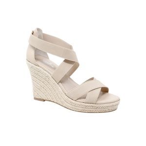 CHARLES by Charles David Lotto Women's Strappy Mixed Media Wedge Sandals NWT